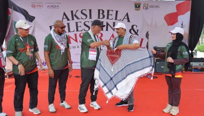 Aksi Bela Palestina di Sumbar Galang Donasi Rp1,67 Miliar Plus Emas, Mahyeldi: DNA Sumbar adalah DNA Pejuang!