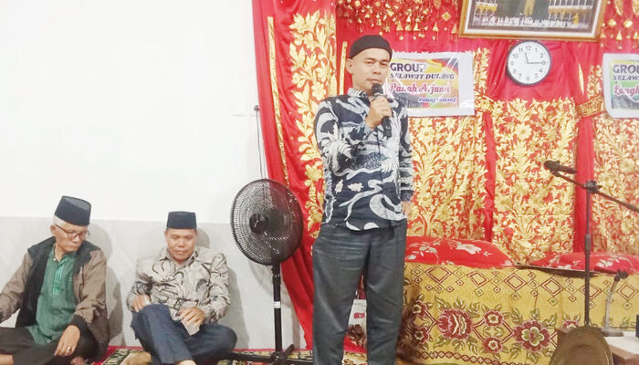 Aktualisasi Hybrid Legitimacy, BAZNAS Sijunjung Dukung Salawat Dulang di Masjid Jabal Nur