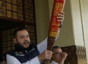 Kirab Api Obor Porprov Berkeliling Padang